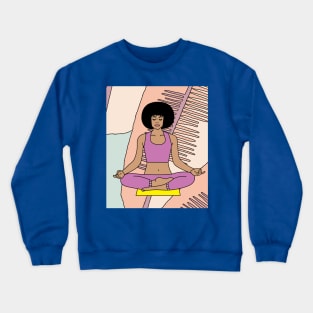 Yoga Yoga Meditation Relaxation Crewneck Sweatshirt